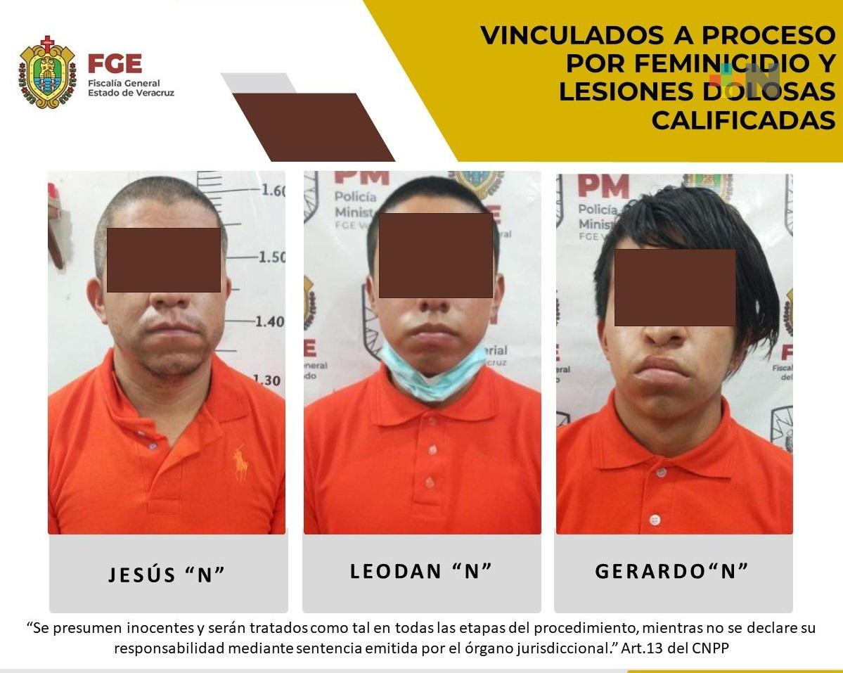 FGE obtiene vinculación a proceso contra probables feminicidas