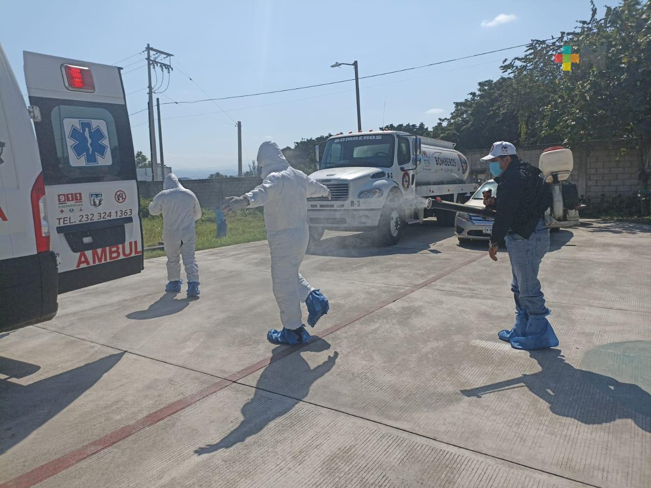 Mantiene Protección Civil lucha permanente contra Covid en Martínez de la Torre