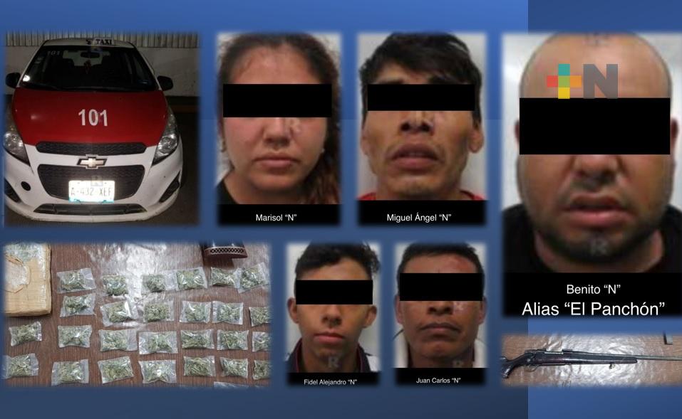 Cae célula del CJNG en Córdoba; les aseguraron armamento y droga