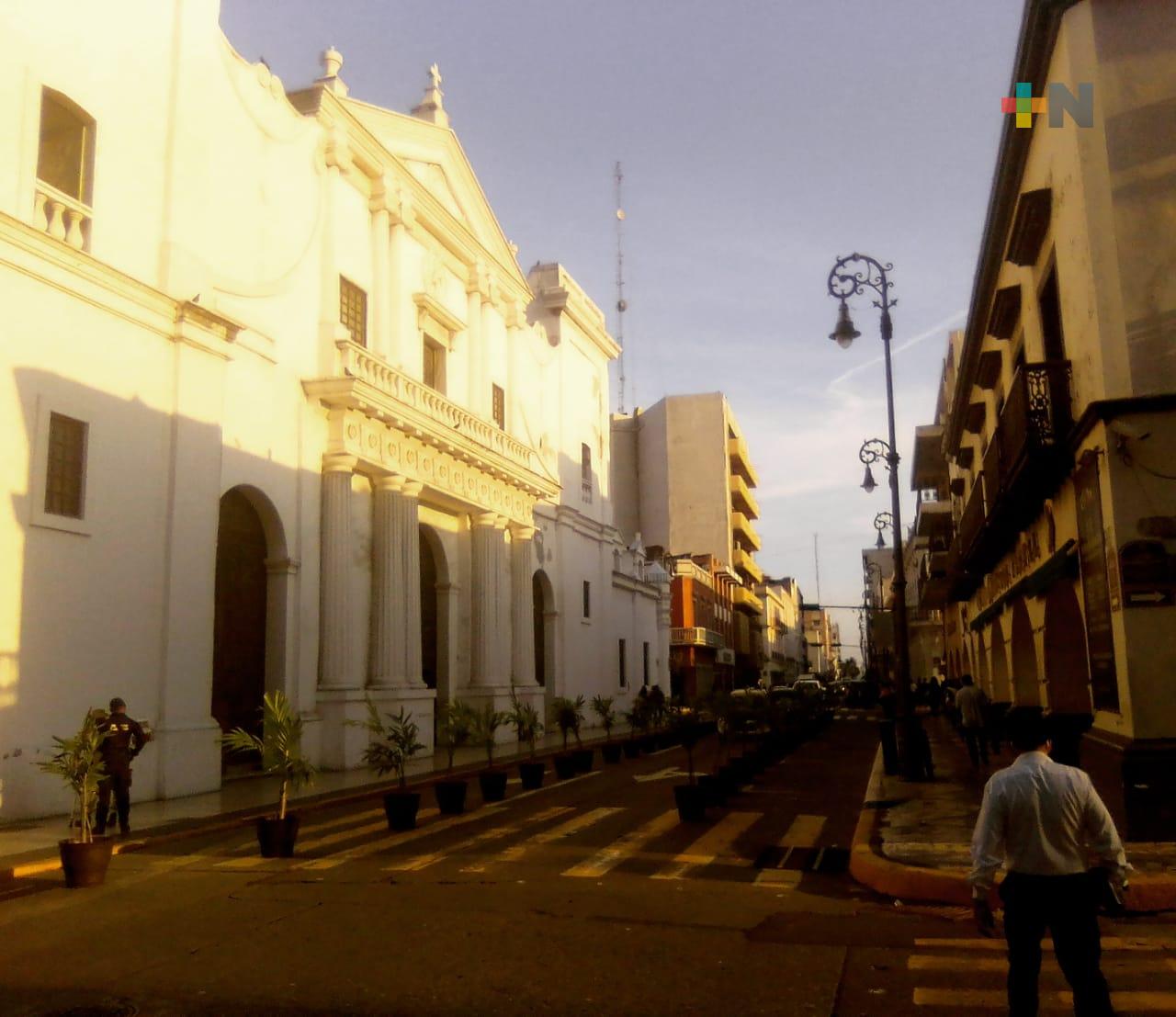 Municipio de Veracruz en color naranja del semáforo epidemiológico