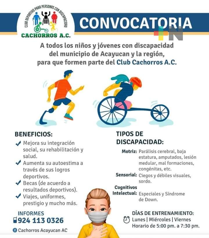 Cachorros de Acayucan lanza convocatoria para integrar a nuevos talentos con discapacidad