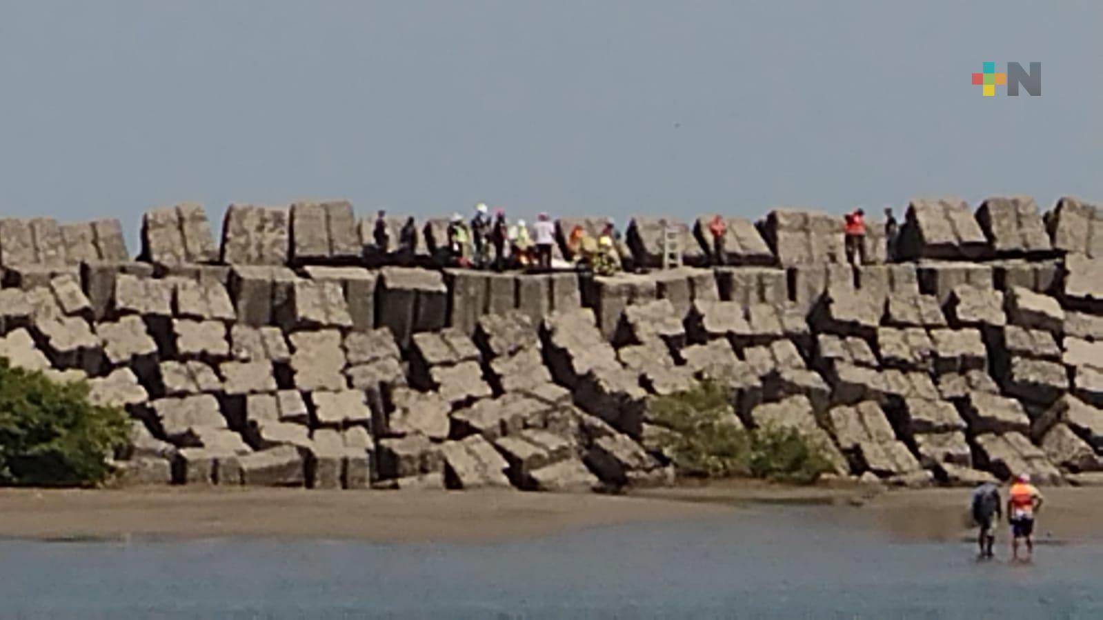 Localizan cuerpo de pescador desaparecido en playa norte de Veracruz
