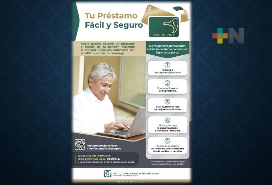 Habilita IMSS el servicio digital “Tu Préstamo Fácil y Seguro”
