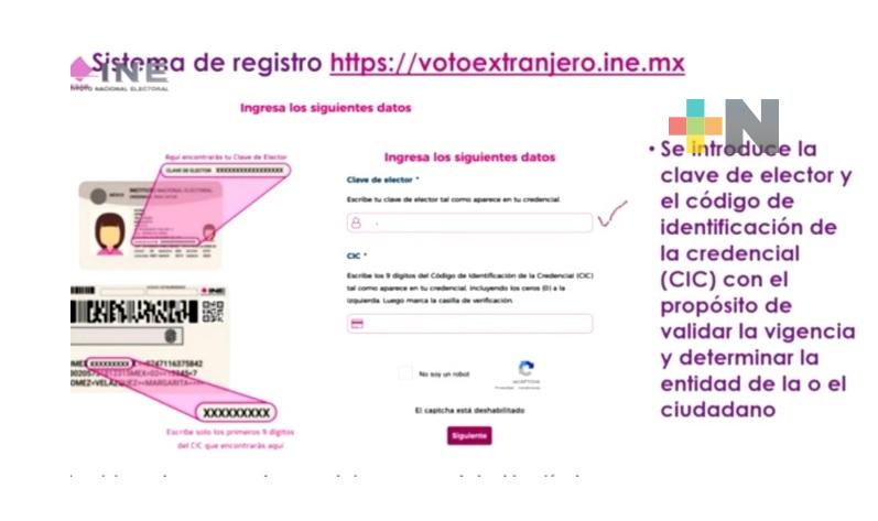 Realiza INE Jornada Virtual de Registro para Votar desde el Extranjero en el 2022