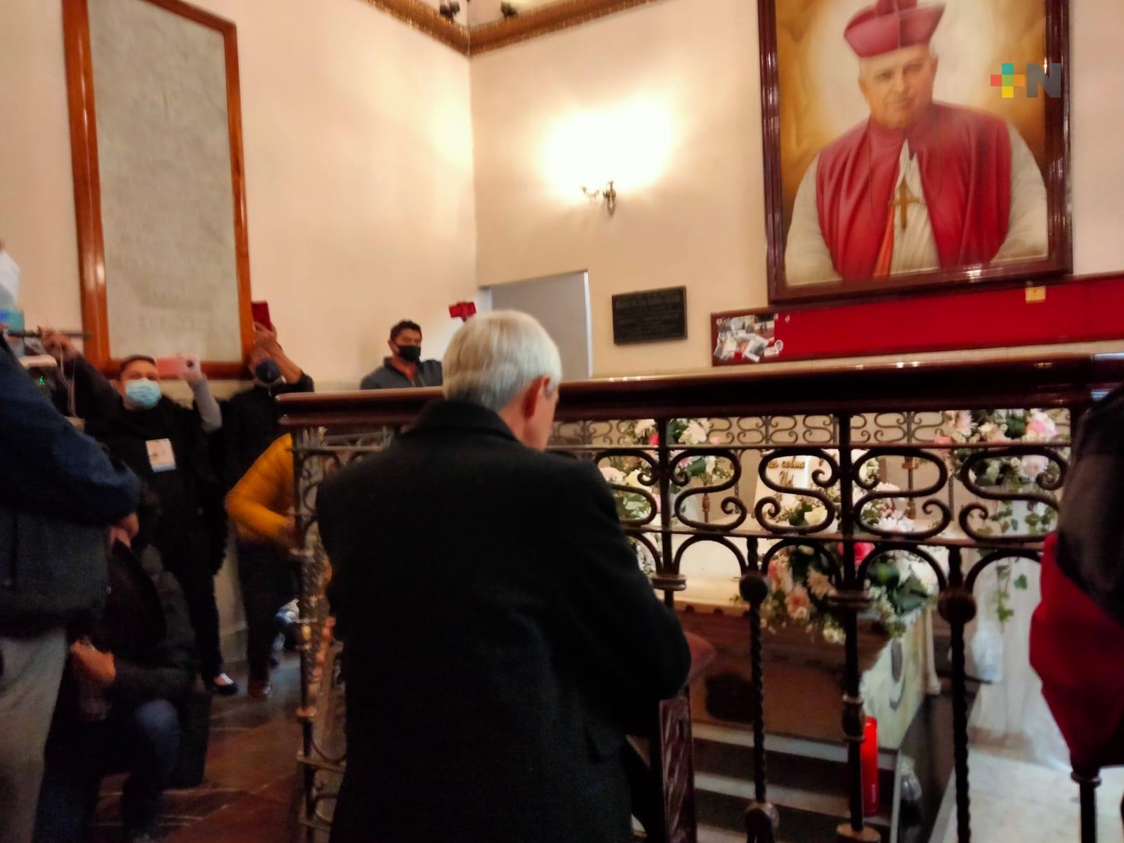 Nuevo arzobispo de Xalapa encomendó su nuevo ministerio a San Rafael Guízar