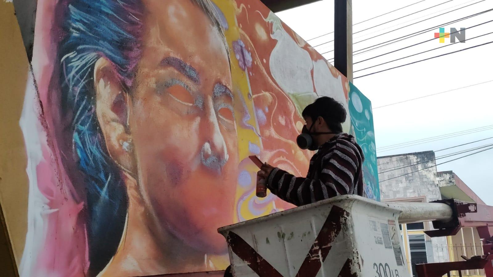 Artistas intervienen mercados de Fortín