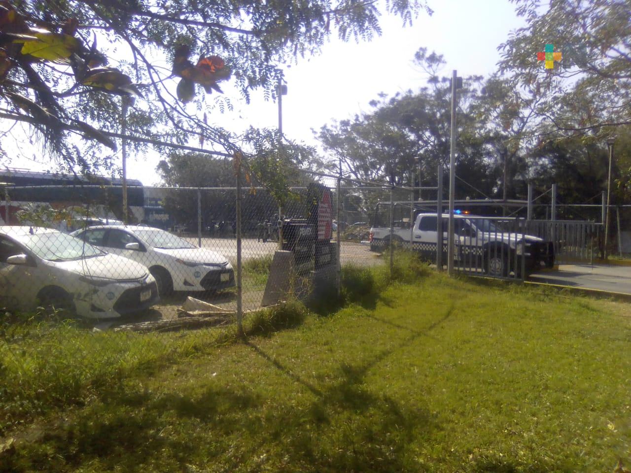 Alerta de bomba en talleres de ADO genera movilización policiaca