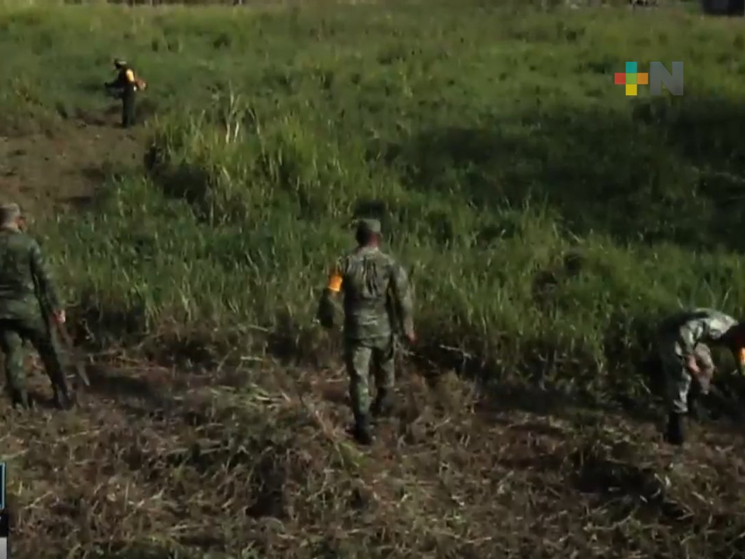 Sedena colabora en programa «Recuperando mi Escuela» en Boca del Río