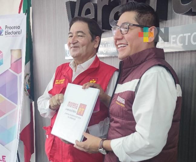 Morena y PT solicitaron al OPLE Veracruz registrar alianza para elecciones extraordinarias