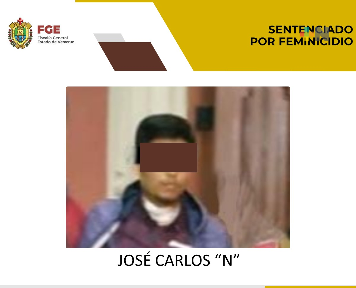 Lo sentencian a 70 años de prisión por feminicidio en la zona centro