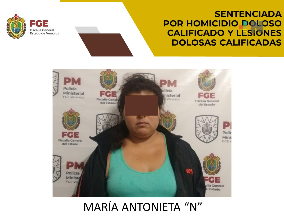 Obtiene FGE fallo condenatorio de 45 años contra mujer