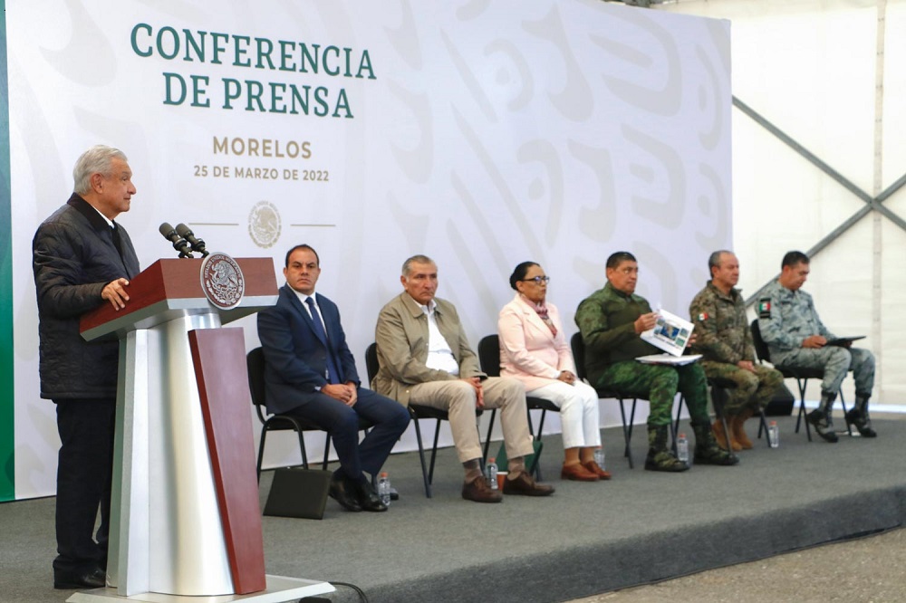 Presidente evalúa situación de seguridad en Morelos