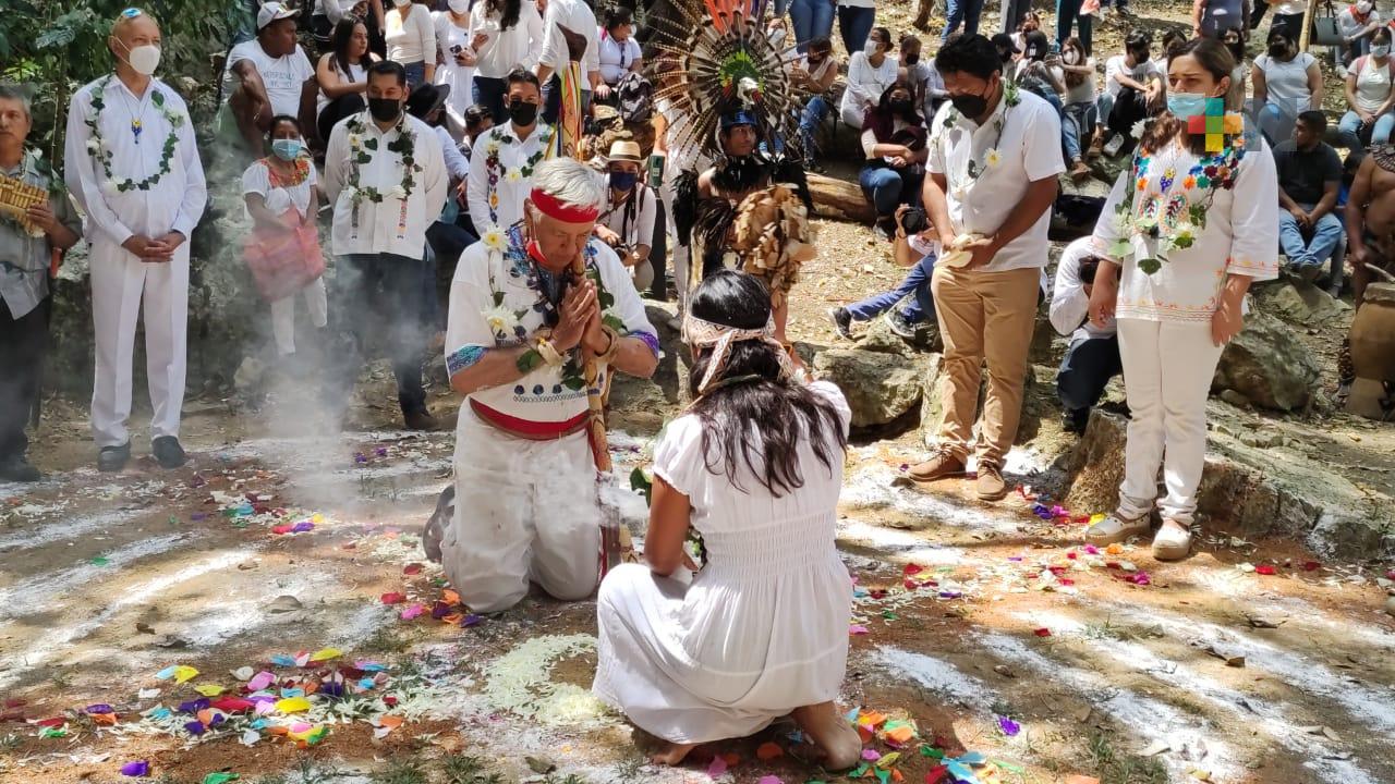 Realizan ritual de Xochitlalli en municipio de Cuitláhuac