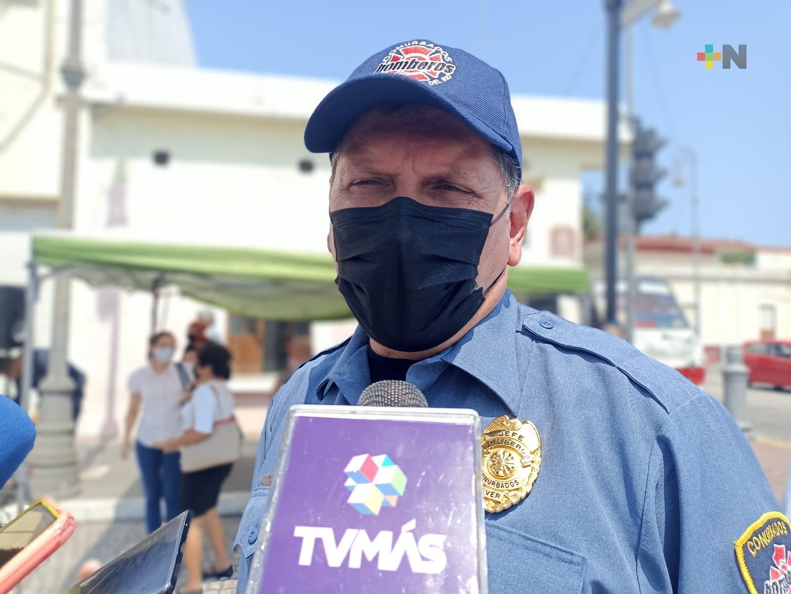 Bomberos Conurbados vigilante de temporada incendios en pastizales