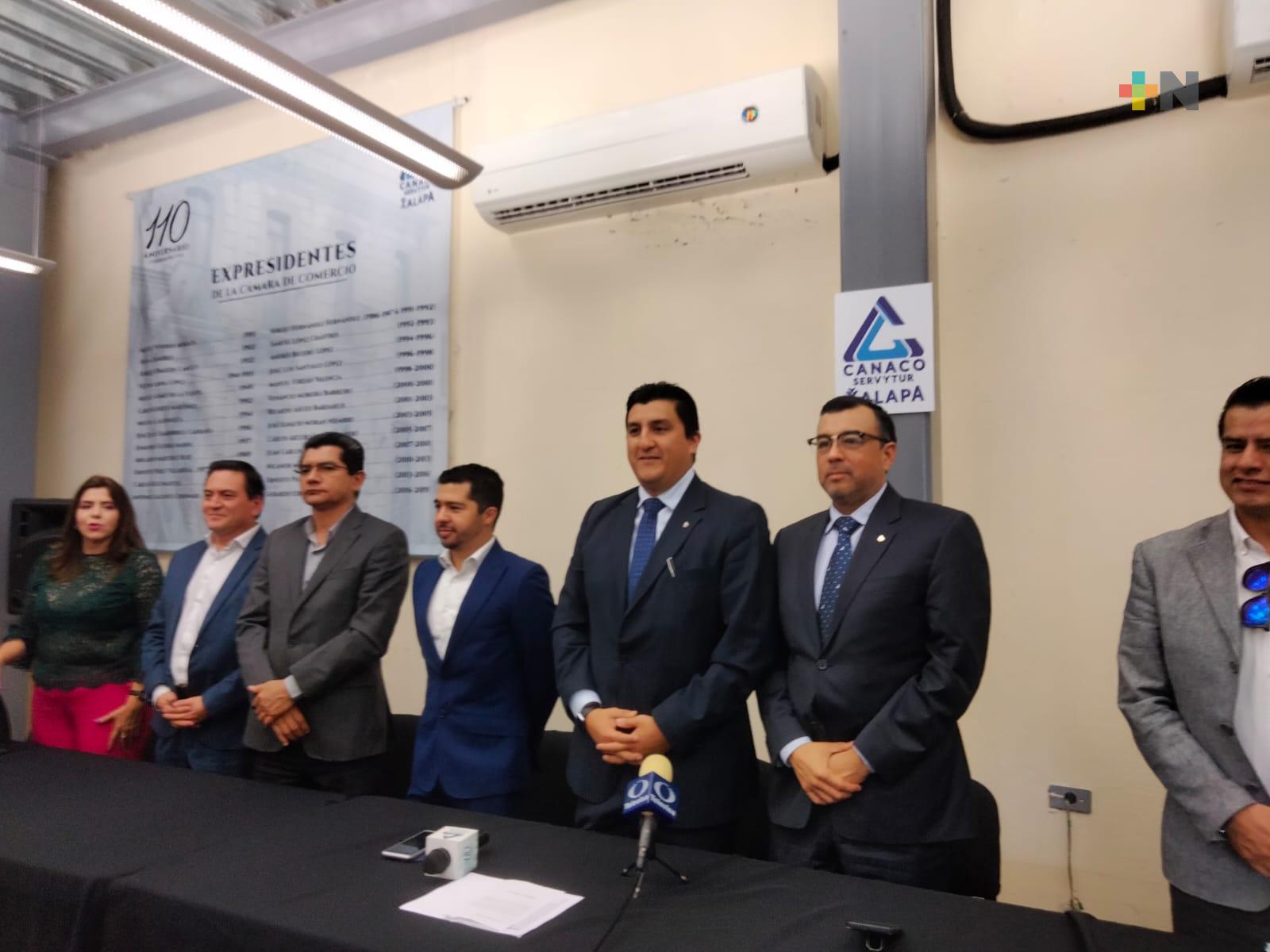 Este jueves fue renovada la presidencia de la Canaco en Xalapa