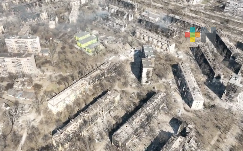 Mariupol está en condiciones inhumanas, señala el presidente ucraniano Zelensky