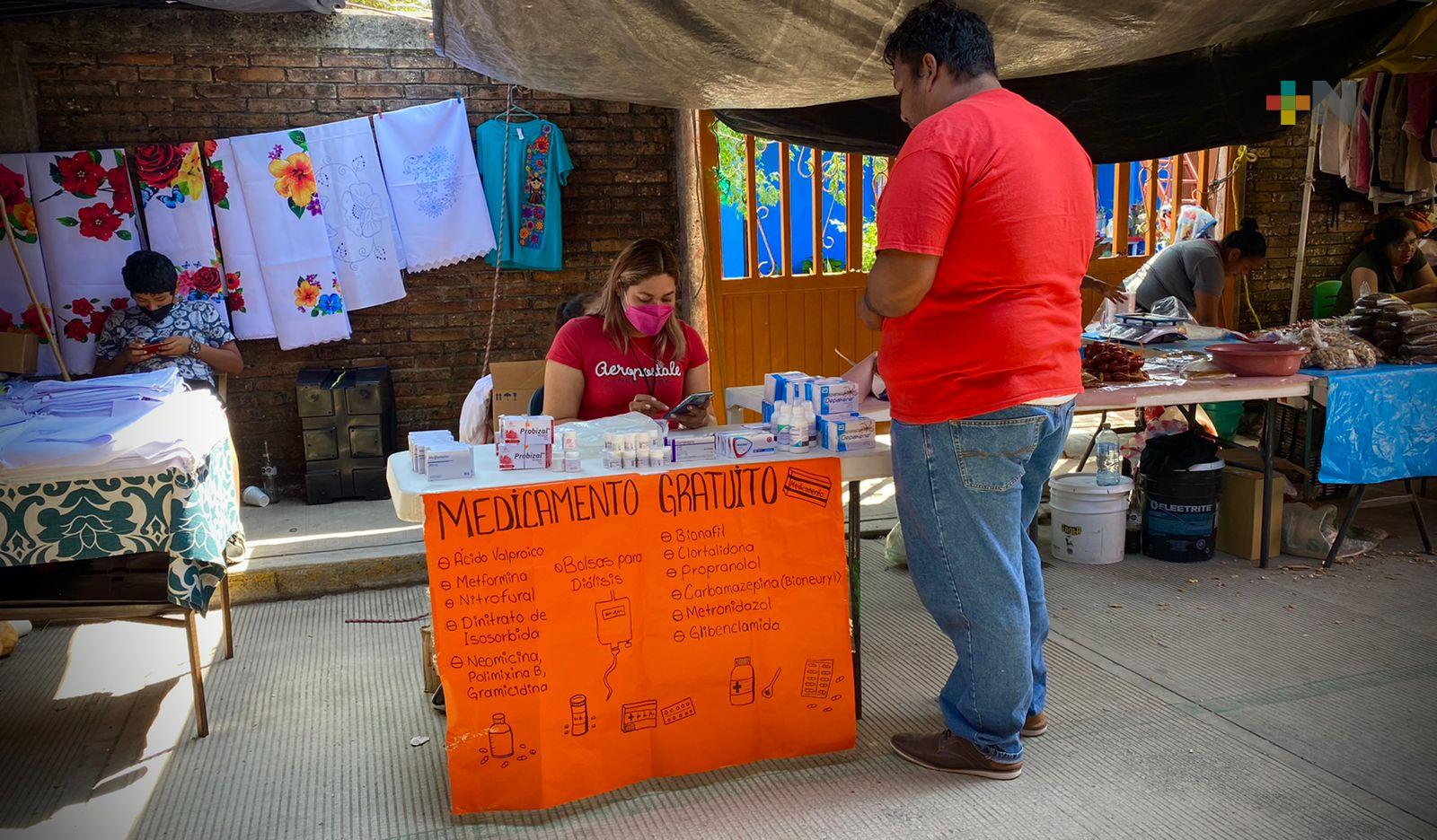 DIF Tamiahua instala módulo para brindar medicamentos a población de escasos recursos