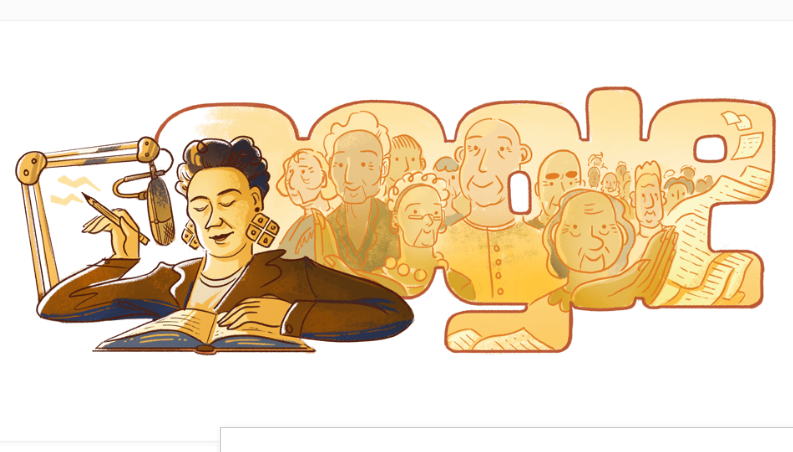 Google dedica su doodle a la escritora y maestra mexicana Emma Godoy