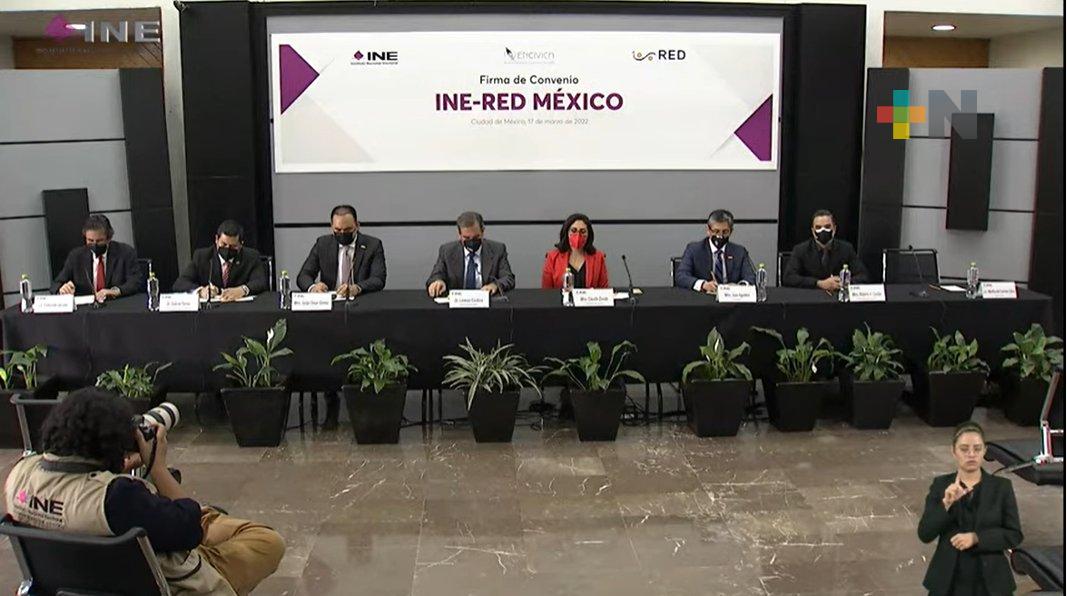 INE y la Red México generarán contenidos que contribuyan a la pluralidad, la paz y a  la libertad