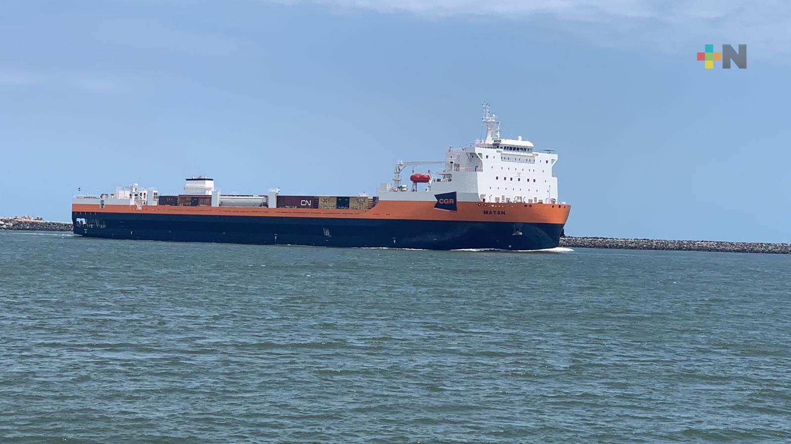 Ferrobuque «Mayan» aumentará capacidad de carga en Coatzacoalcos