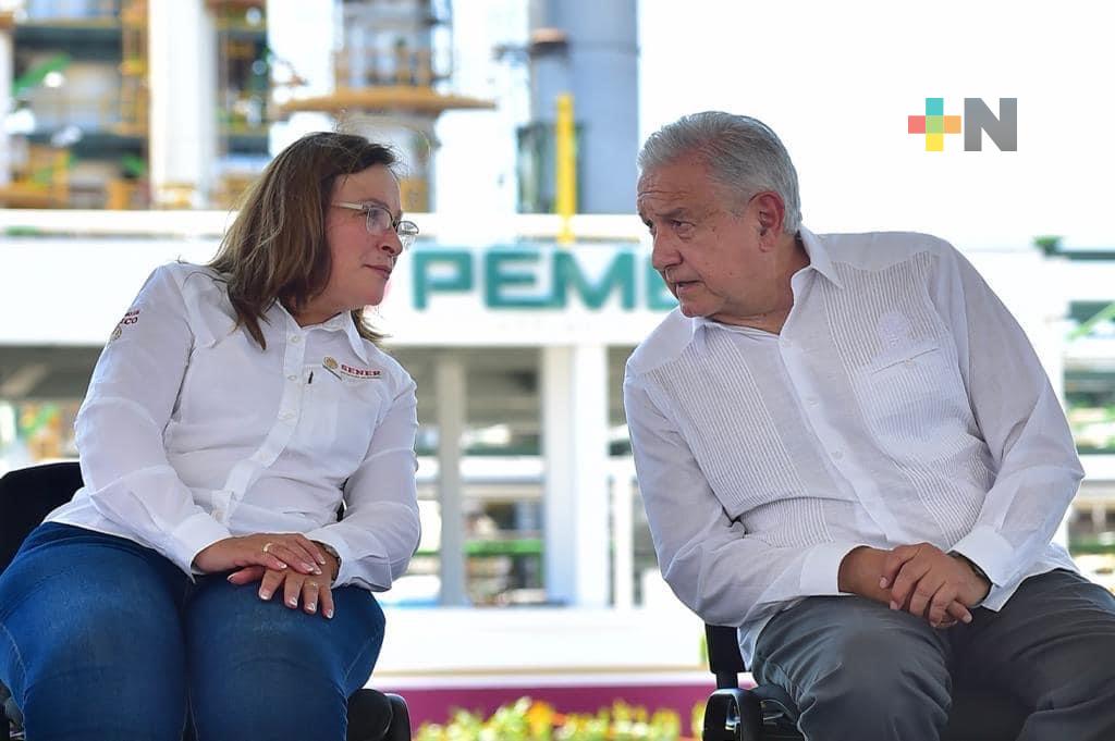 31 mil trabajadores de Dos Bocas serán contratados para el Corredor Interoceánico y Tren Maya: Rocío Nahle