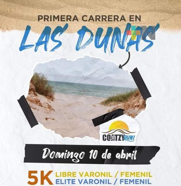 Convocan a carrera atlética en dunas de Coatzacoalcos