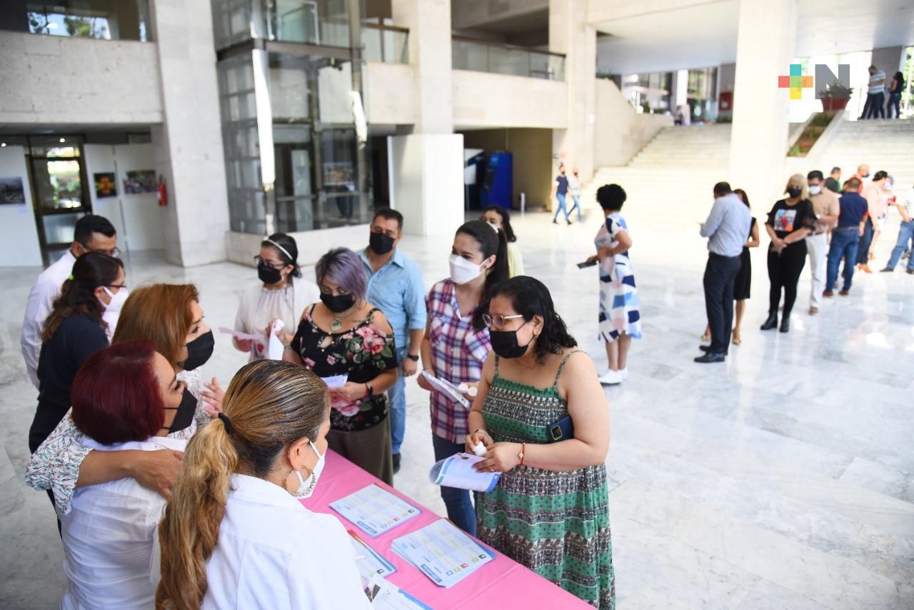 Promueven alimentación saludable para trabajadoras y trabajadores del Congreso