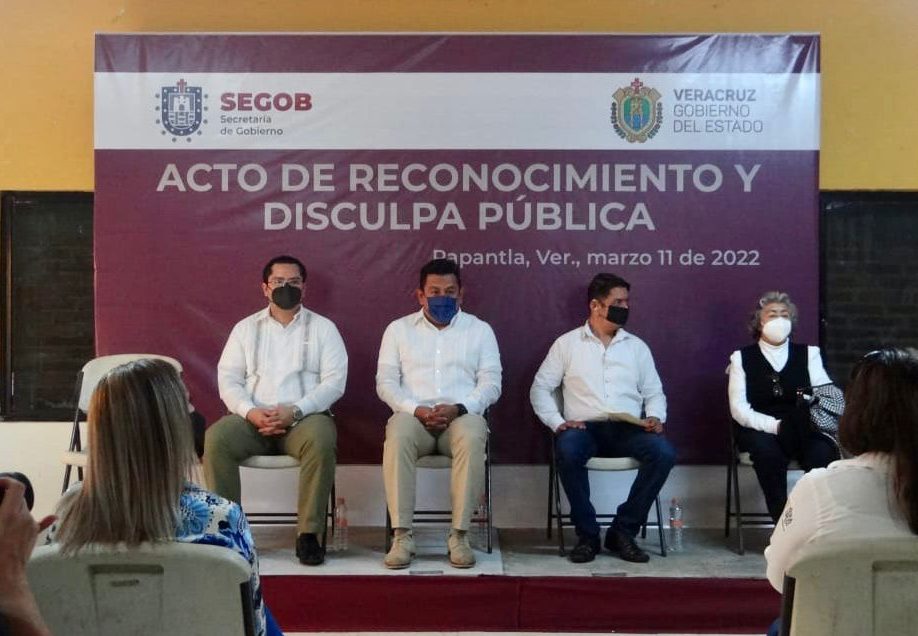 Ofrece SEGOB disculpa pública con sensibilidad social en Papantla