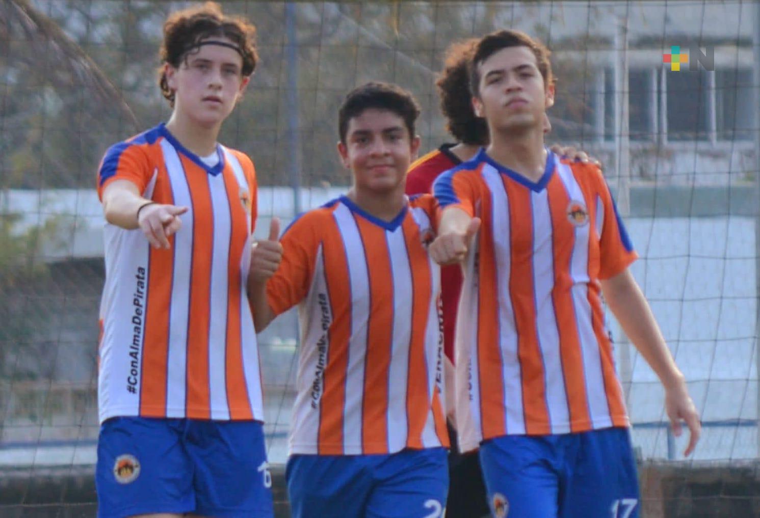 Atlético Veracruz goleó a Pumas Tuxtepec, en Liga Nacional Juvenil