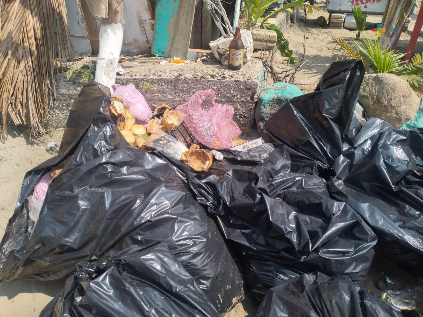 Palaperos de Villa del Mar piden al municipio que atienda la recolección de basura