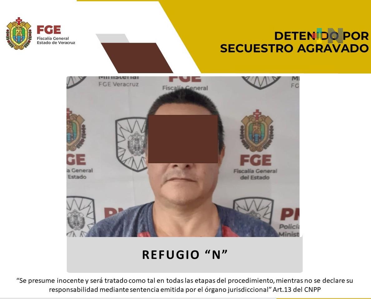 Presunto secuestrador es detenido en Misantla