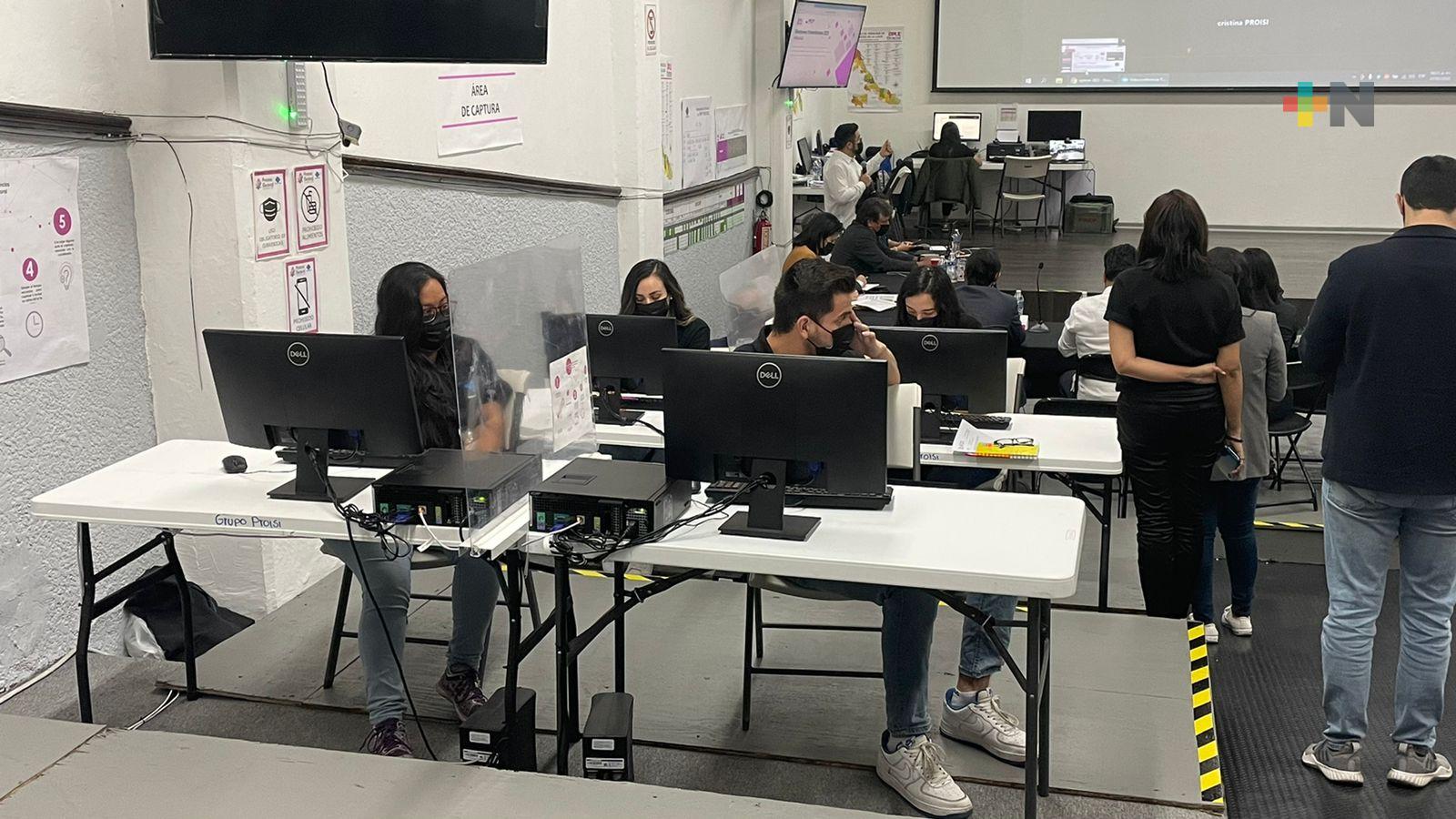 Se puso en marcha, el Programa de Resultados Electorales Preliminares: OPLE