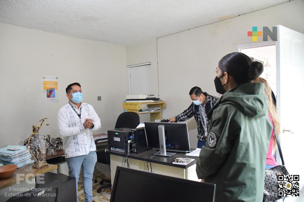Fiscalía visita Unidad Integral de Procuración de Justicia en Papantla