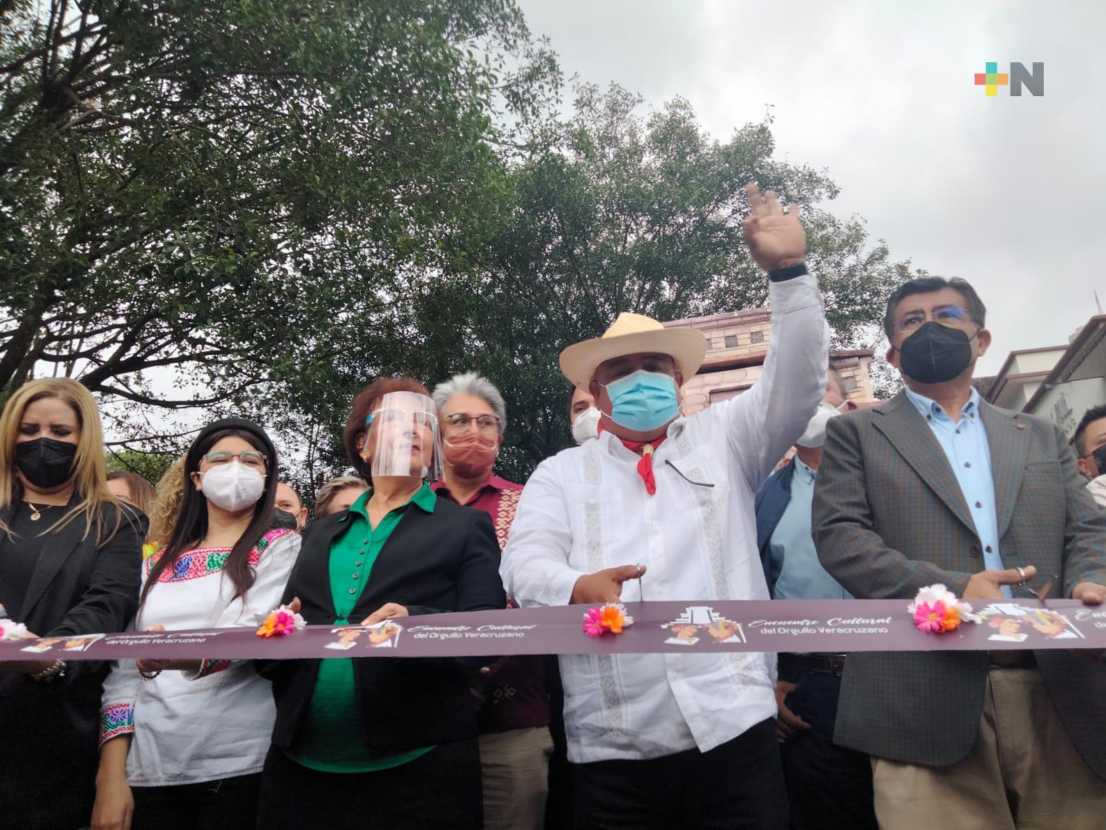 Inauguran exitosamente el Encuentro Cultural Orgullo Veracruzano, en Coatepec
