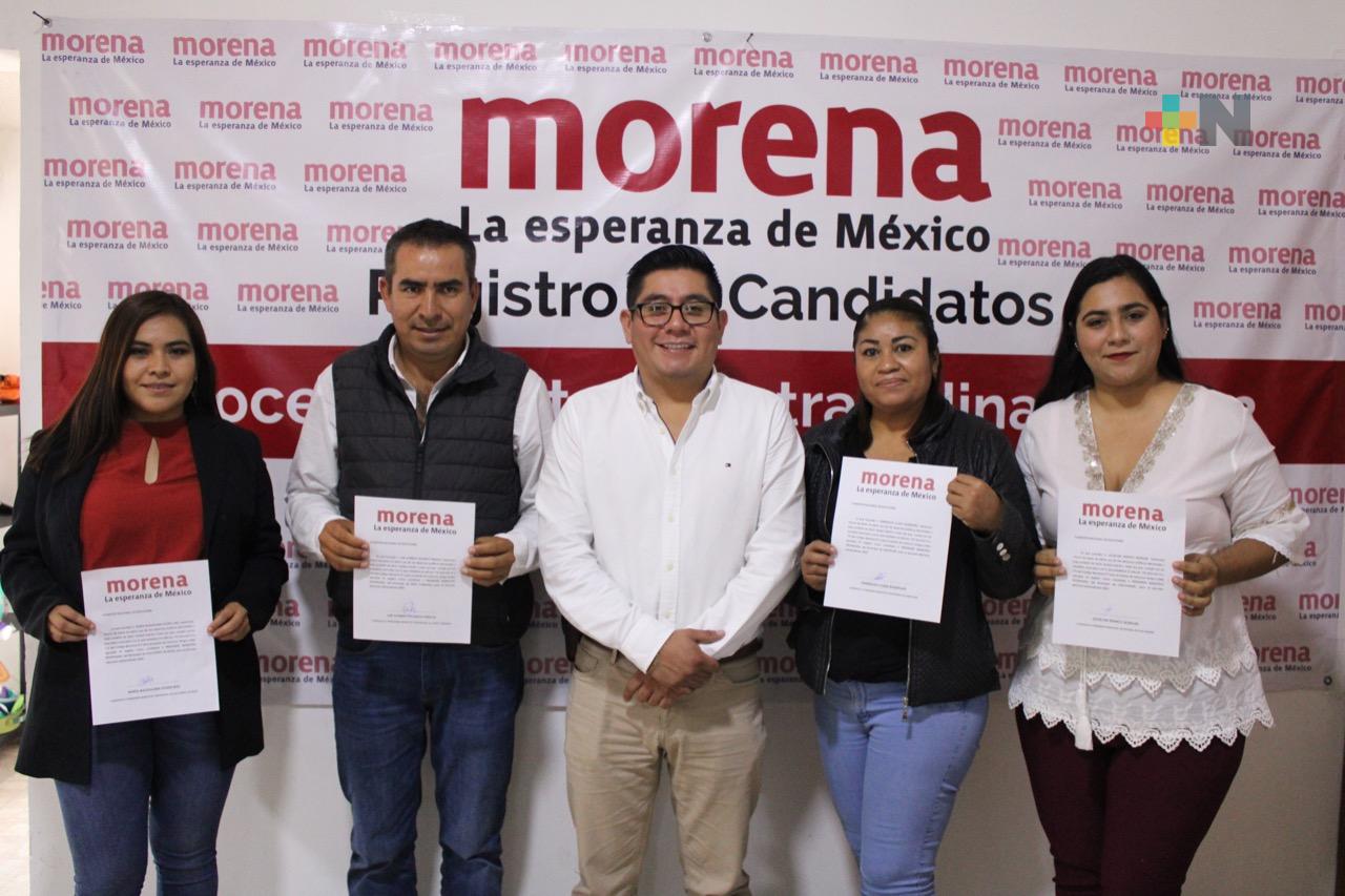 Registra Morena ante el OPLE sus candidaturas para elecciones extraordinarias