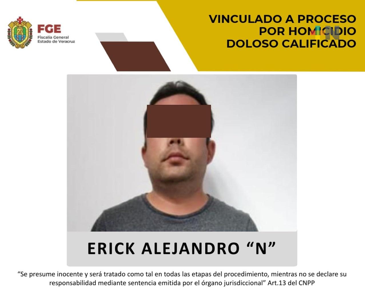Vinculan a proceso Erick Alejandro «N» por presunta responsabilidad de homicidio doloso calificado
