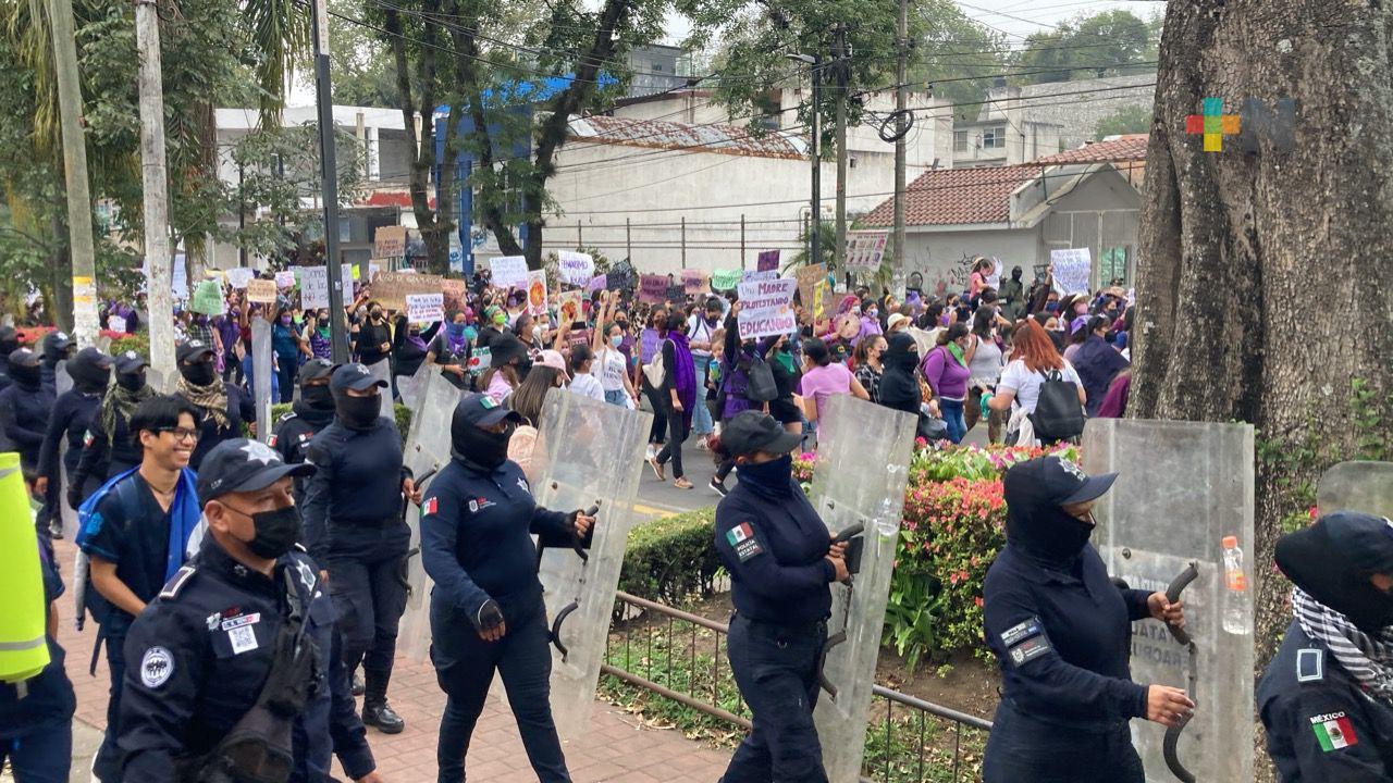 Saldo blanco durante marcha del 8M: SSP