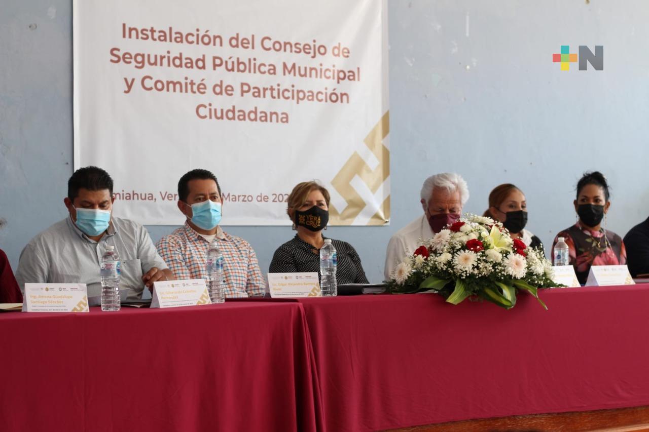 Trabajan sociedad y Gobierno para prevenir el delito en Tamiahua