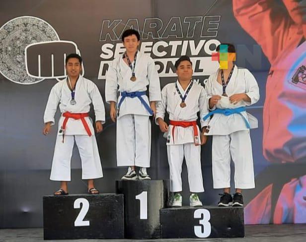 Jaír Capistran, una joven promesa del karate nacional