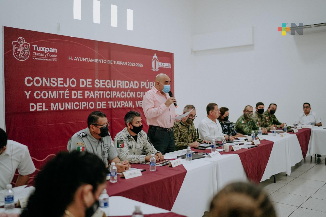 Instalan en Tuxpan Concejo de Policía Municipal y Participación Ciudadana