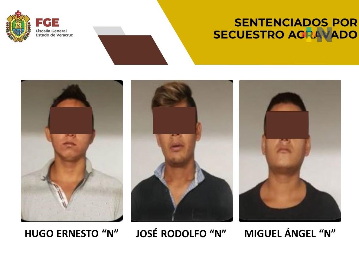 Tres secuestradores son sentenciados a 70 años de prisión