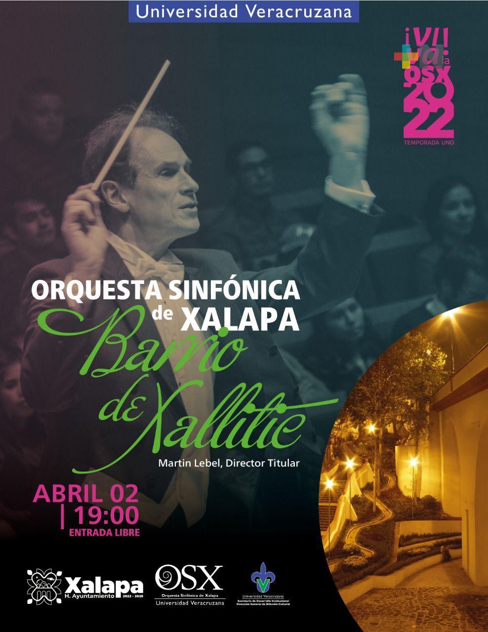 La Orquesta Sinfónica de Xalapa hará sonar el barrio Xallitic