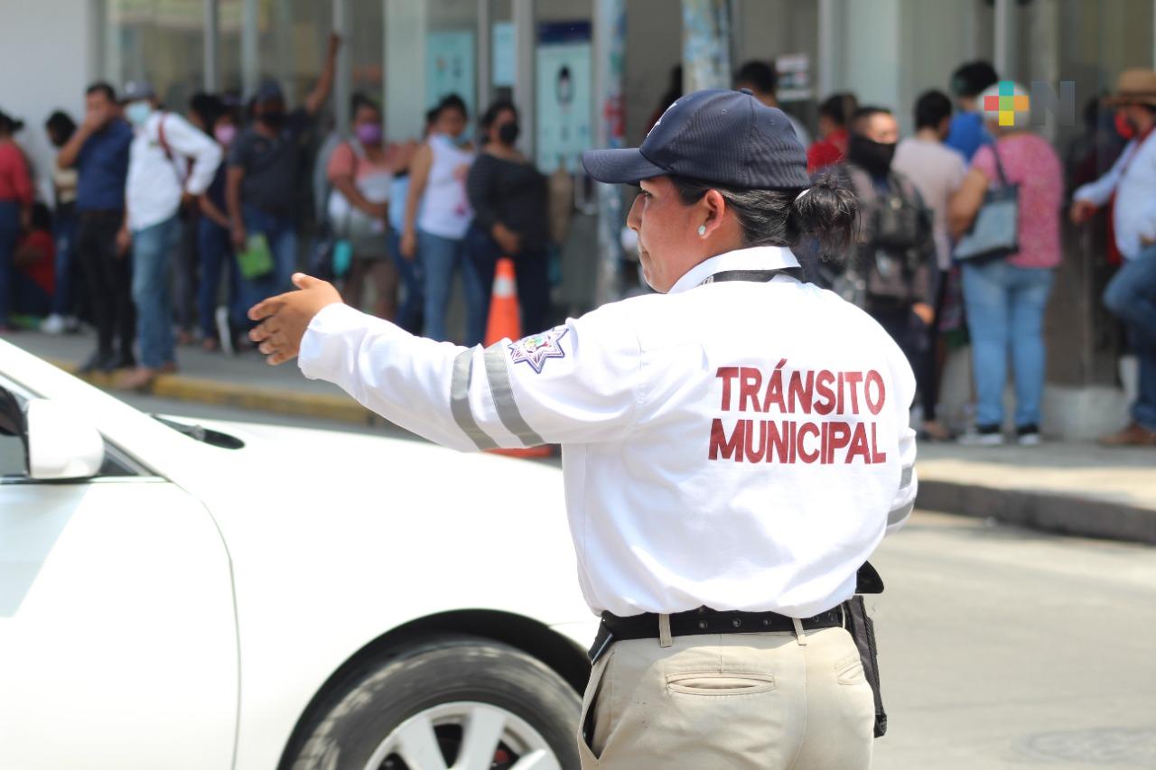 En Tuxpan, Delegación de Tránsito implementa operativo vial