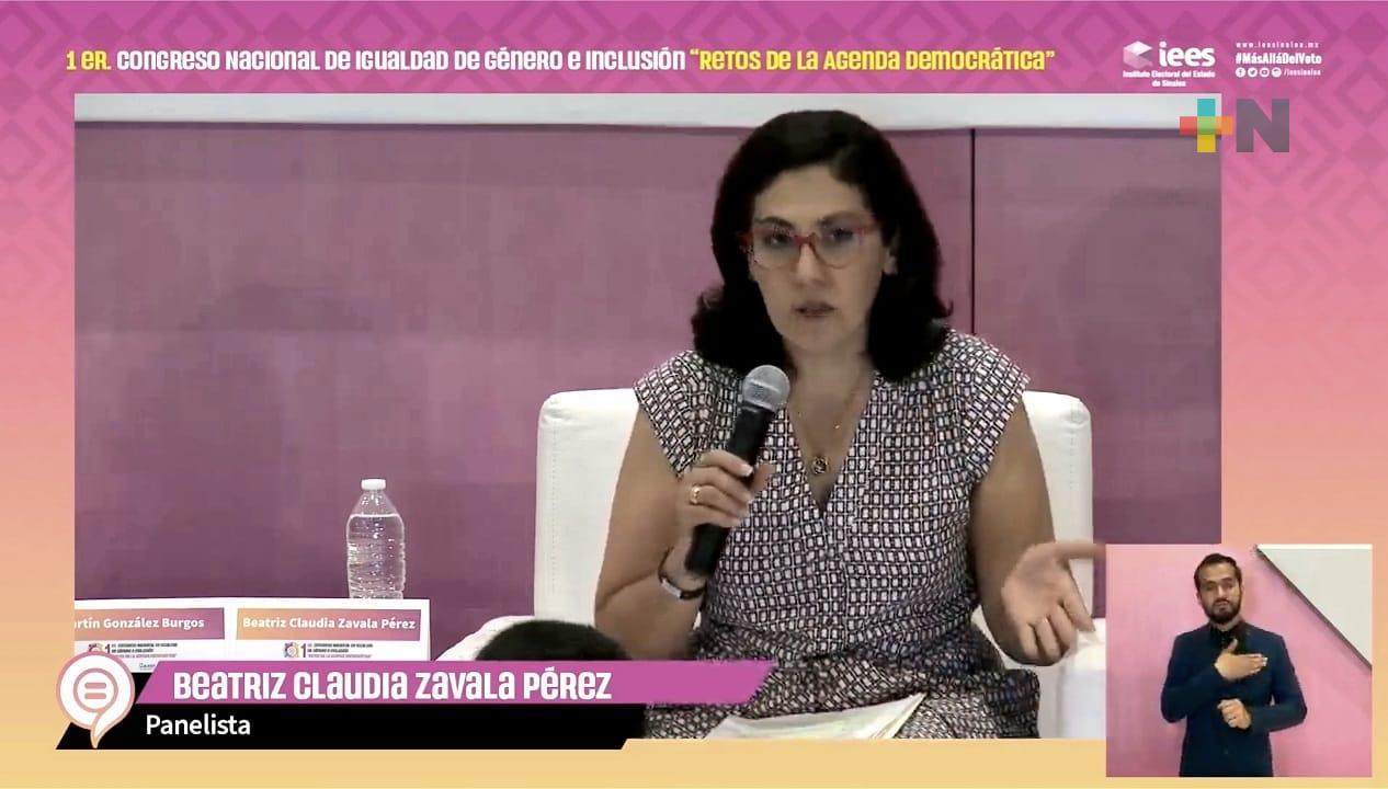 La democracia de hoy nos exige inclusión: Claudia Zavala