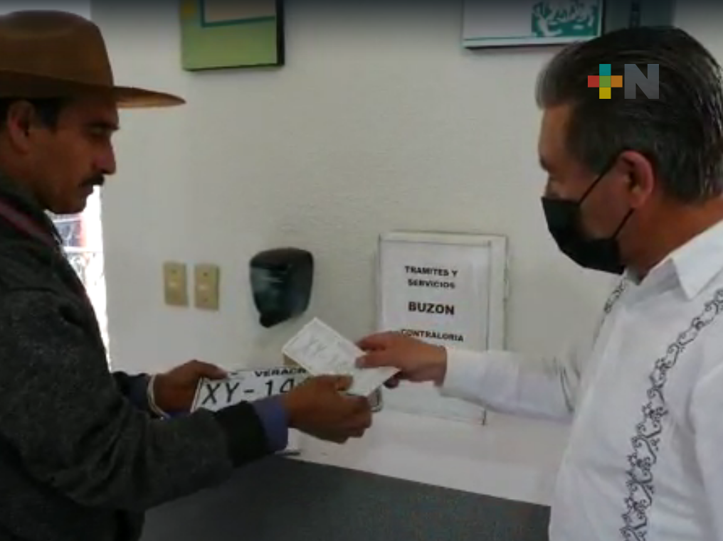 Emplacamiento vehicular 2022 se lleva a cabo en Huayacocotla