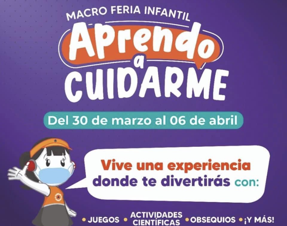 Juegos y actividades científicas se realizarán en macro feria infantil “Aprendo a cuidarme”