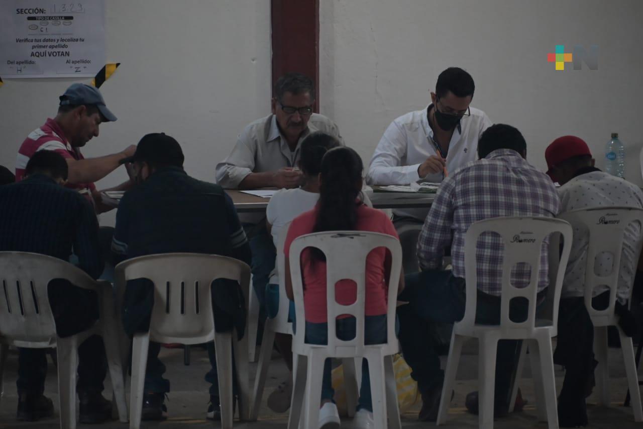 En Chiconamel se realizaron en paz las elecciones extraordinarias: Consejo Municipal del OPLE