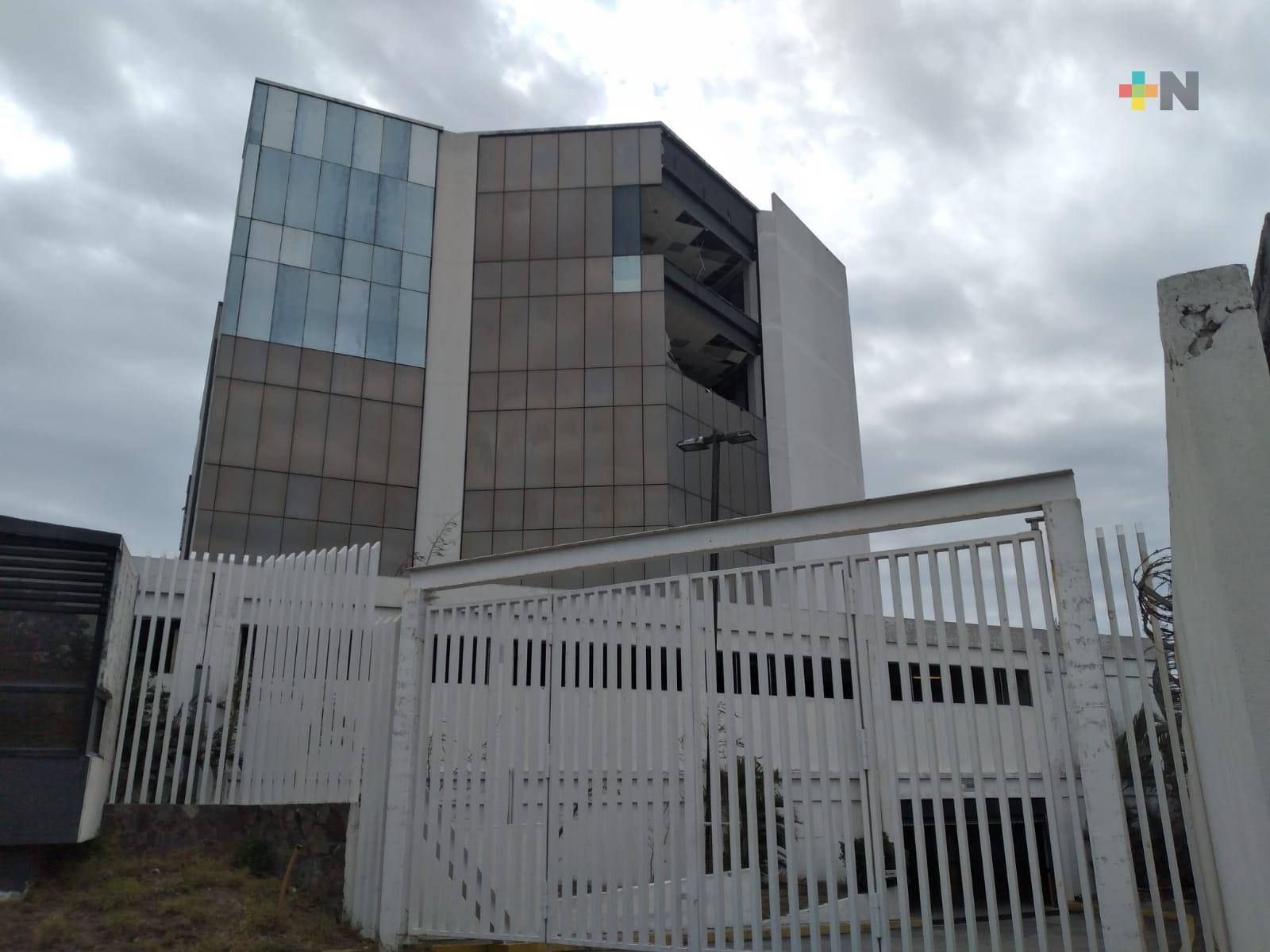 Sin personas lesionadas por daños del edificio del Poder Judicial de Veracruz