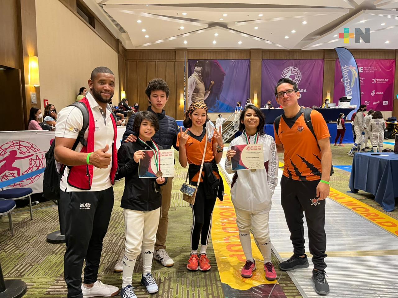 Cumplen esgrimistas veracruzanos en Selectivo Nacional 2022