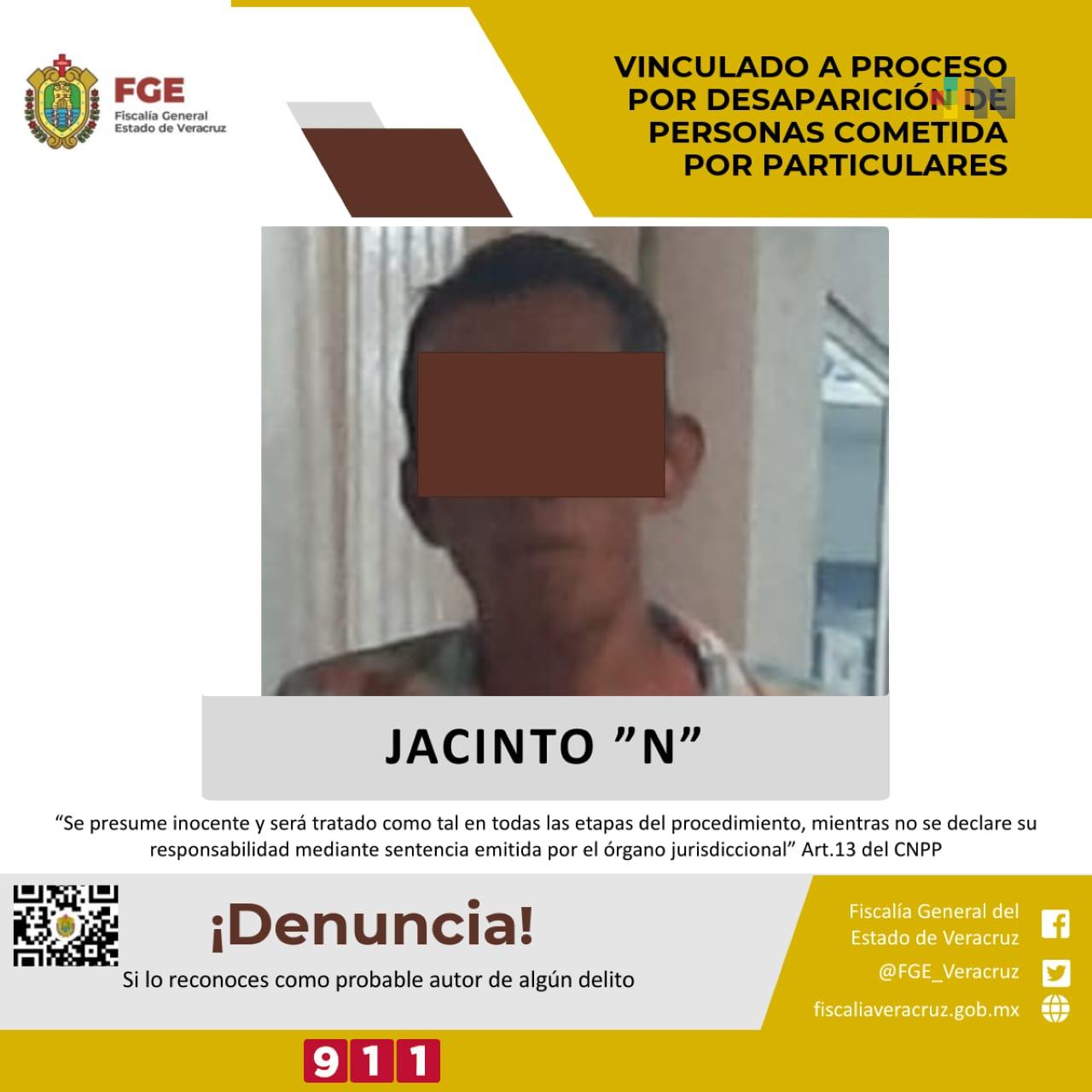 Es vinculado por desaparición cometida por particulares en la zona norte